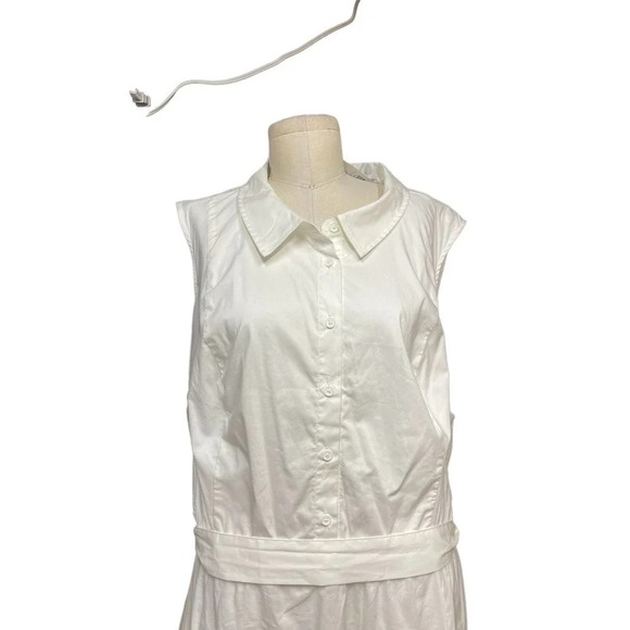 Torrid White‎ Poplin Collared Shirtdress Plus Size 6X - Picture 3 of 13